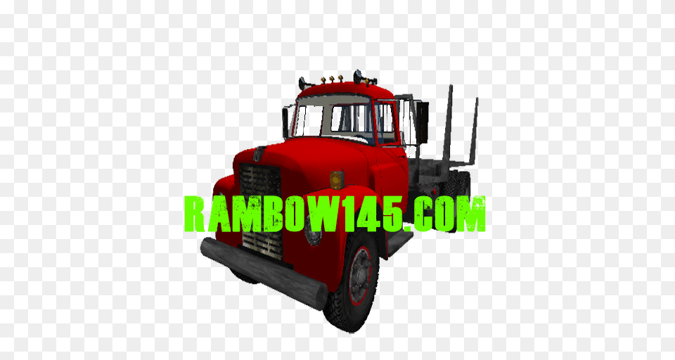 International Log Truck Wip, Bulldozer, Machine, Transportation, Vehicle Png Image