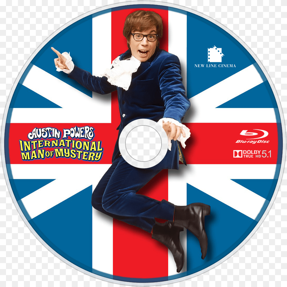 International Man Of Mystery Bluray Disc Austin Powers, Boy, Child, Male, Person Png Image