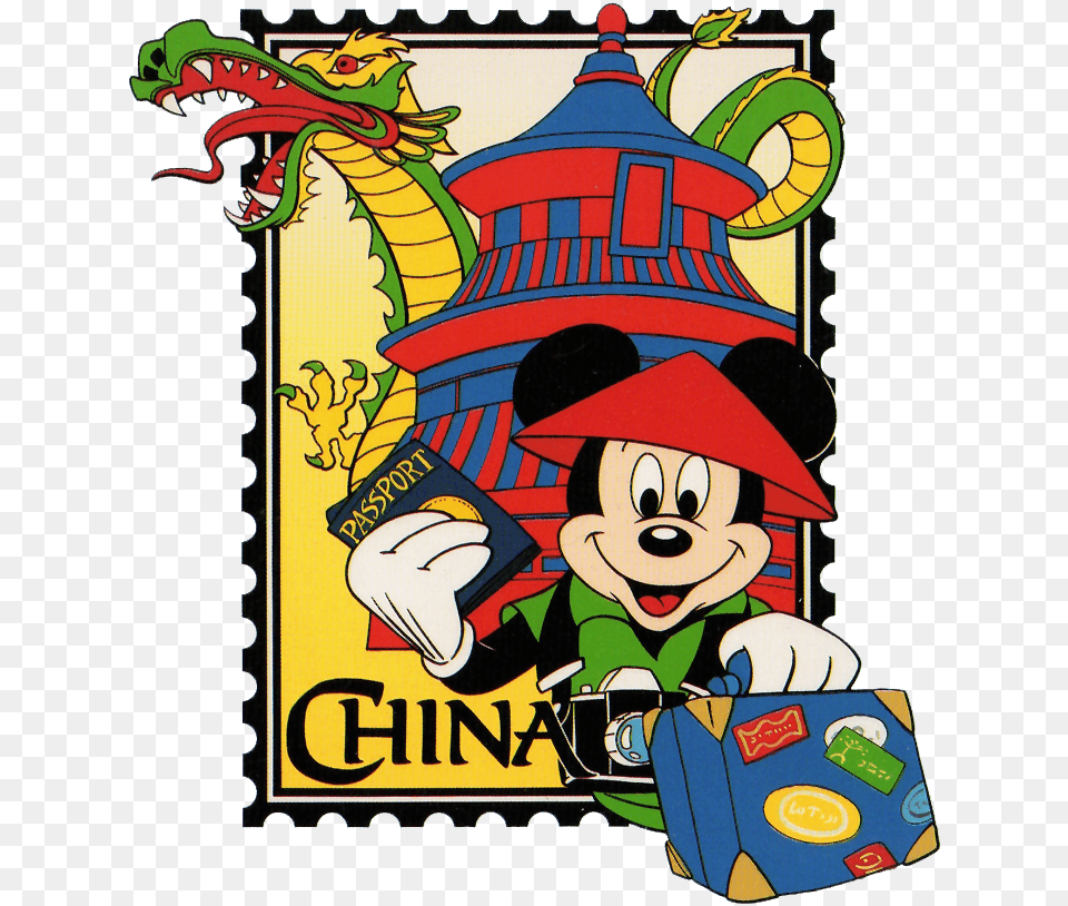 International Mickey Mouse Clipart Mickey Mouse In China Clipart, Person, Book, Comics, Publication Free Png