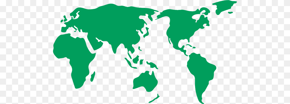 International Sites World Map Green Transparent Free Png