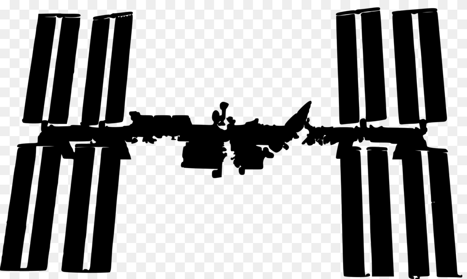 International Space Station Sts Expedition Outer Space, Gray Free Transparent Png