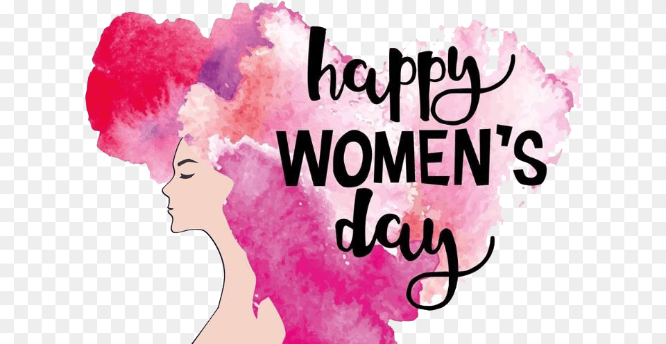 International Women Day Transparent Image Happy International Women39s Day 2019, Person, Face, Head, Flower Free Png