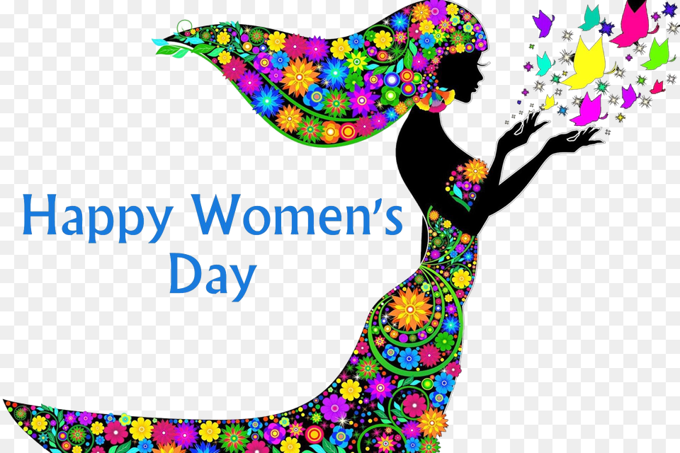 International Women Day With Lady Happy Womens Day South Africa, Art, Pattern, Graphics, Floral Design Png Image