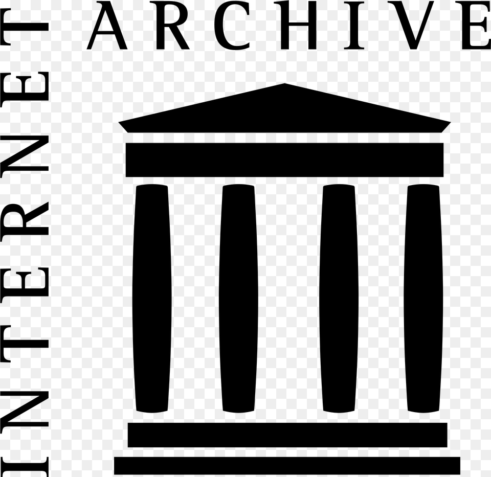 Internet Archive Logo, Gray Free Png