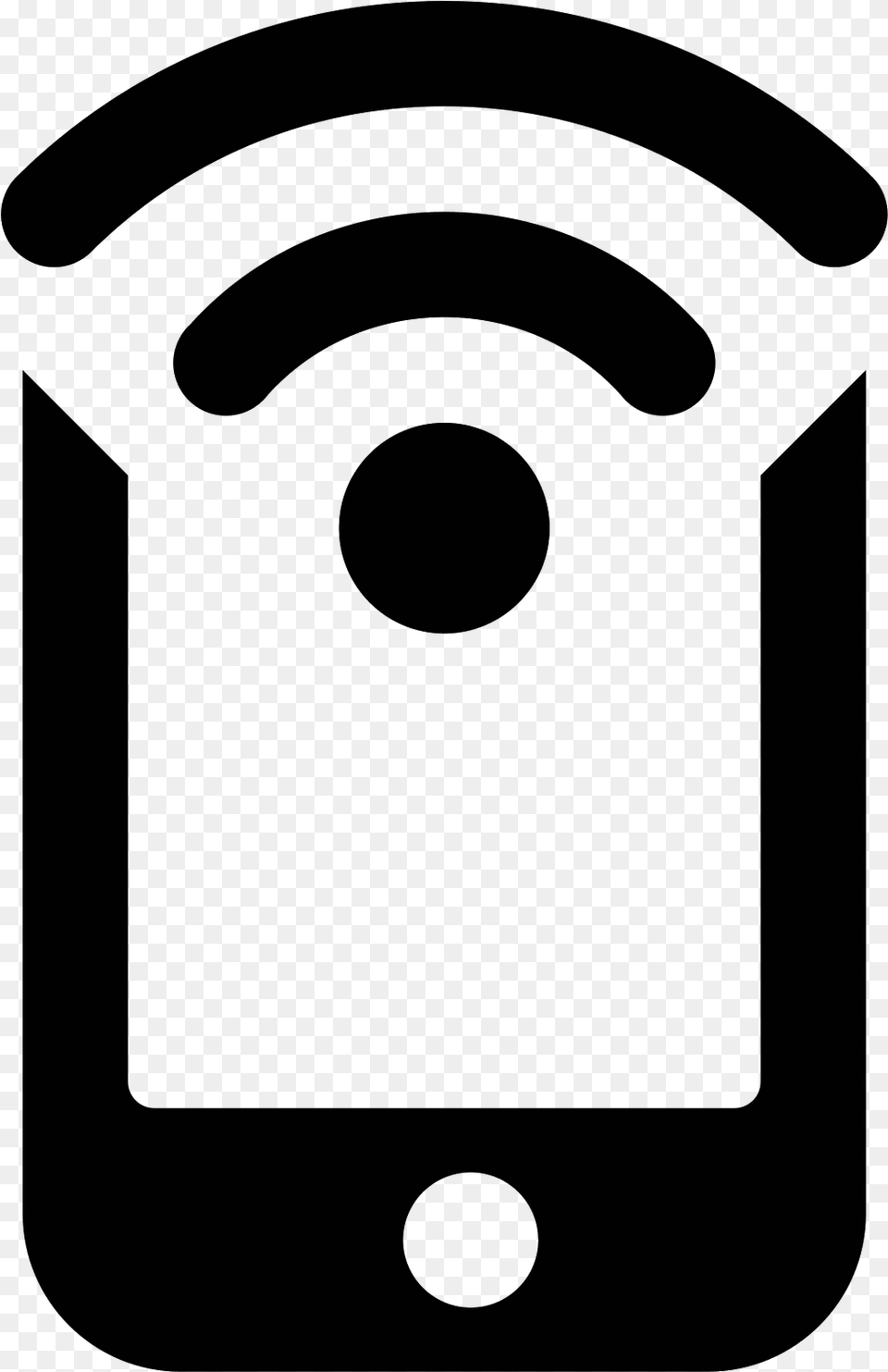 Internet Clipart Wifi Mobile, Gray Free Transparent Png