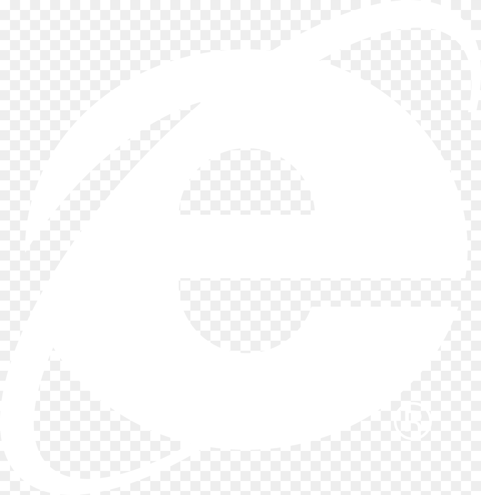 Internet Explorer 2 Logo Black And White Crowne Plaza White Logo, Stencil, Animal, Fish, Sea Life Free Transparent Png
