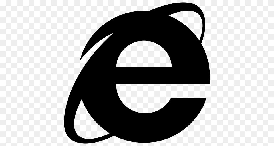 Internet Explorer Icon With And Vector Format For, Gray Free Png