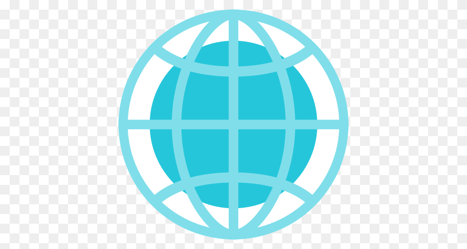 Internet Global Connection Globe Network Icon Of Internet, Sphere, Astronomy, Outer Space, Planet Png Image