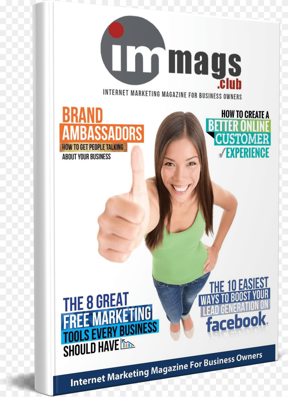 Internet Marketing Magazines For Business Owners And Facebook, Hand, Advertisement, Body Part, Person Free Png