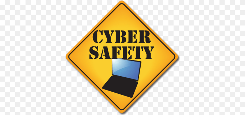 Internet Safety Information Tandragee Jhs Cyber Safety, Sign, Symbol, Road Sign, Computer Free Png Download