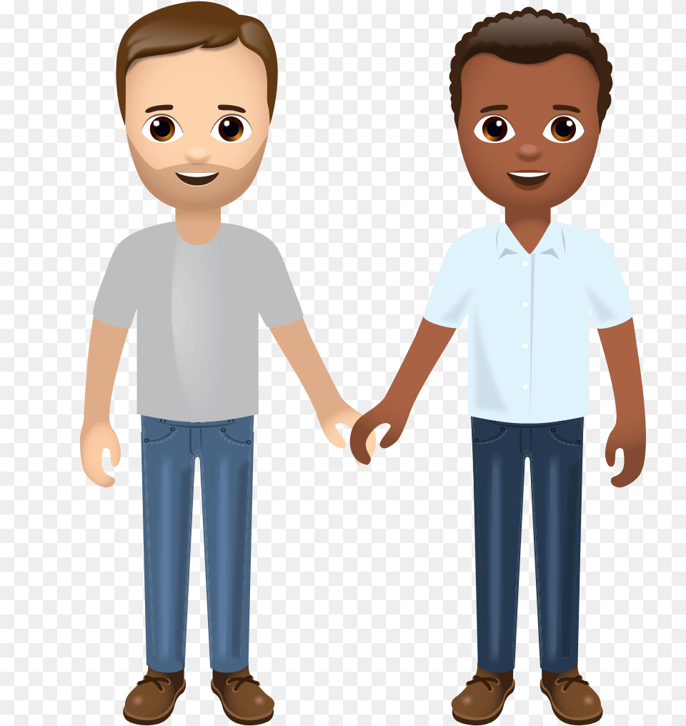 Interracial Emoji Love Wins After Global Campaign By Holding Hands, Body Part, Clothing, Person, Pants Png