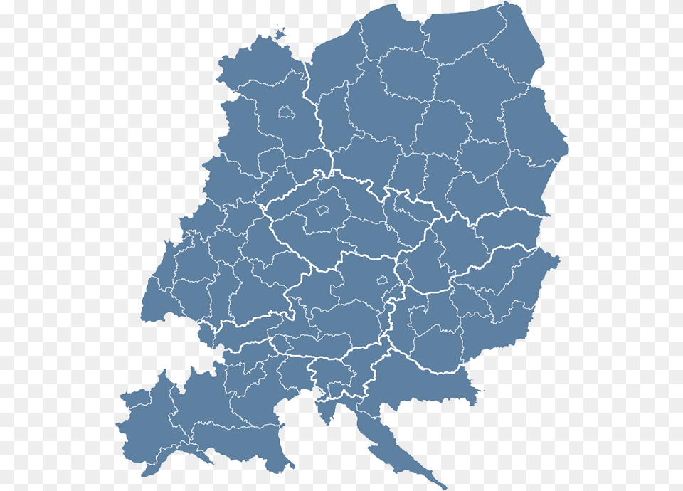 Interreg Central Europe Territory, Chart, Map, Plot, Atlas Png Image
