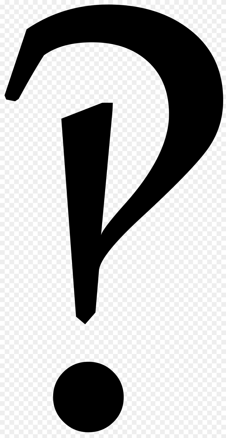 Interrobang, Gray Free Transparent Png