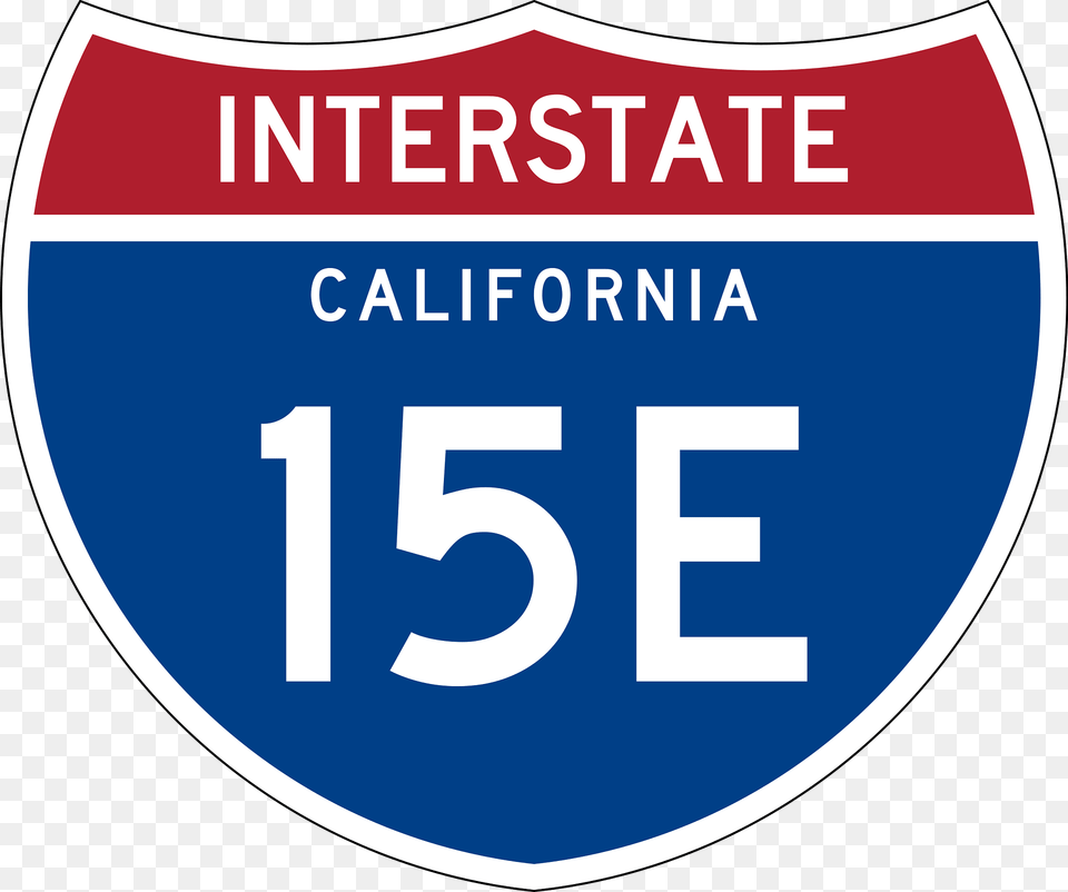 Interstate 15e California Sign Clipart, Symbol, Logo, Text Free Png Download