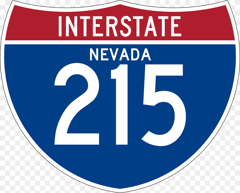 Interstate 215 Nevada Sign Clipart, Symbol, Text Free Transparent Png