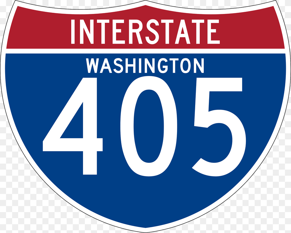Interstate 405 Washington Sign Clipart, License Plate, Symbol, Transportation, Vehicle Png
