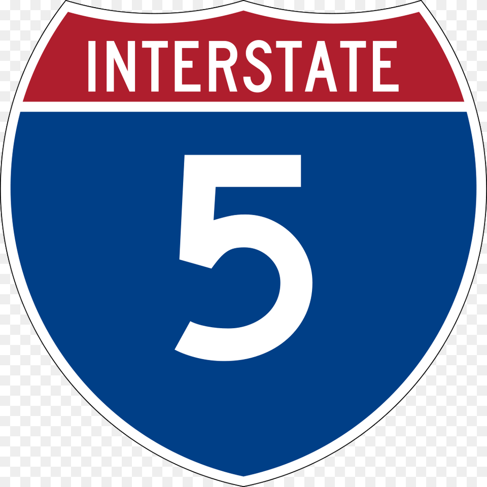 Interstate 5 Grand Theft Wiki The Gta Wiki 5 Interstate, Symbol, Text, Disk Free Transparent Png