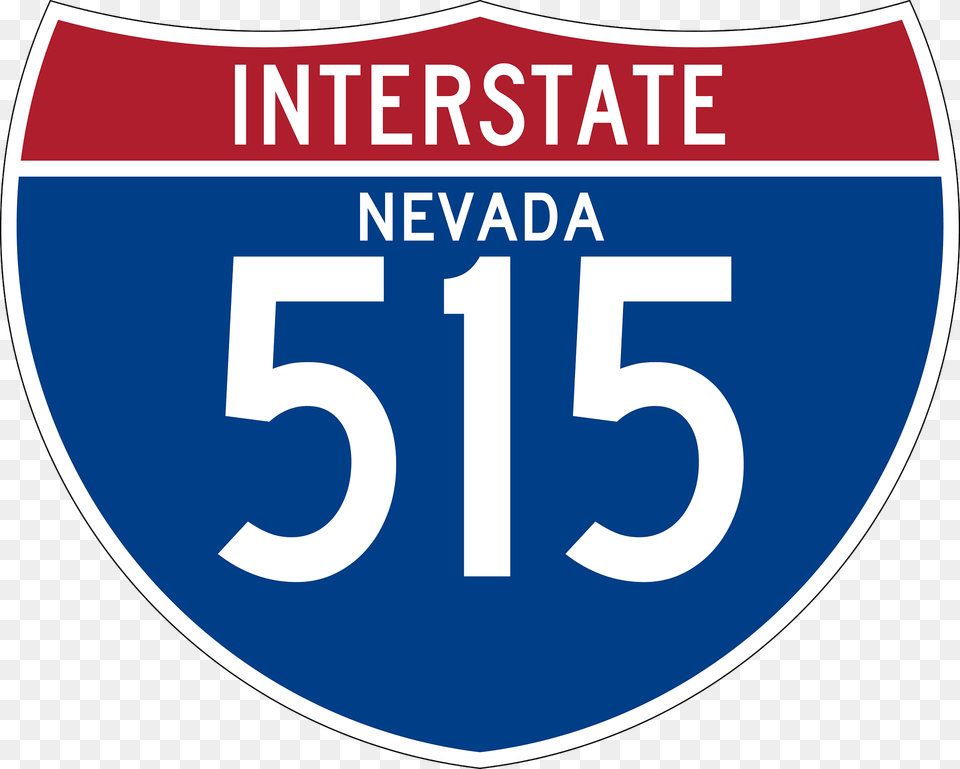 Interstate 515 Nevada Sign Clipart, Symbol, Text Free Transparent Png