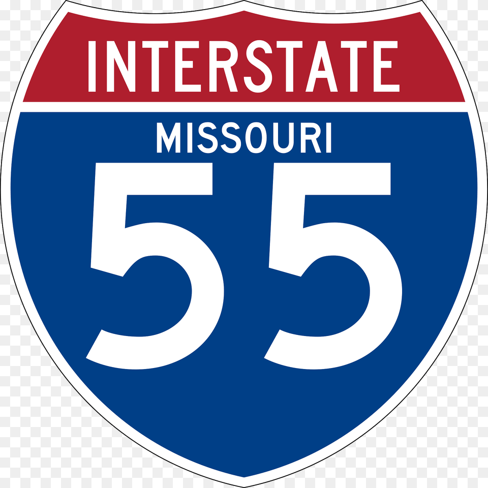 Interstate 55 Missouri Sign Clipart, First Aid, Symbol, Text Png Image