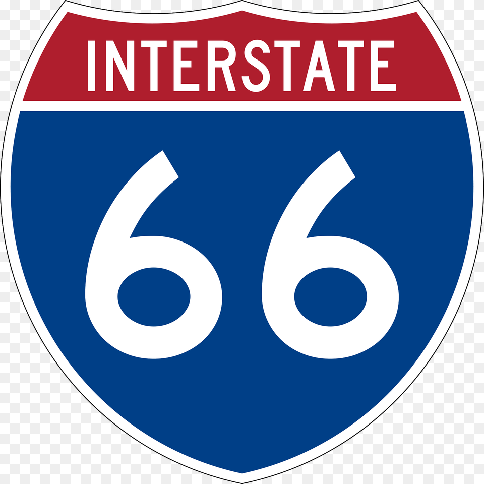 Interstate 66 Clipart, Symbol, Disk, Logo, Sign Png