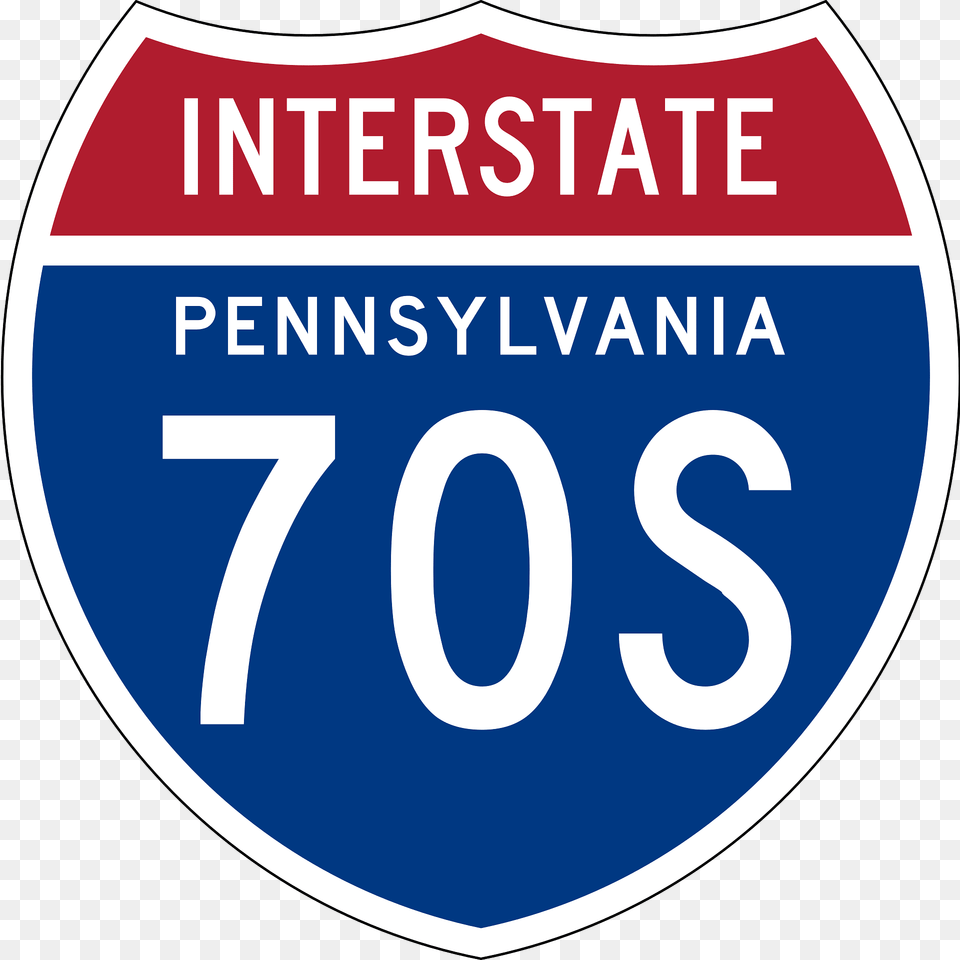 Interstate 70s Pennsylvania Sign Clipart, Symbol, Text, Number Free Png Download