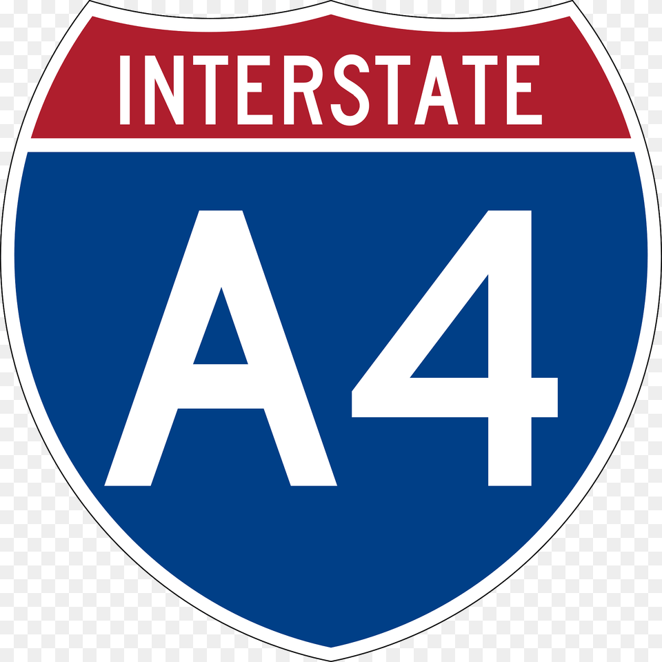 Interstate A4 Alaska Sign Clipart, Symbol, First Aid Free Png Download