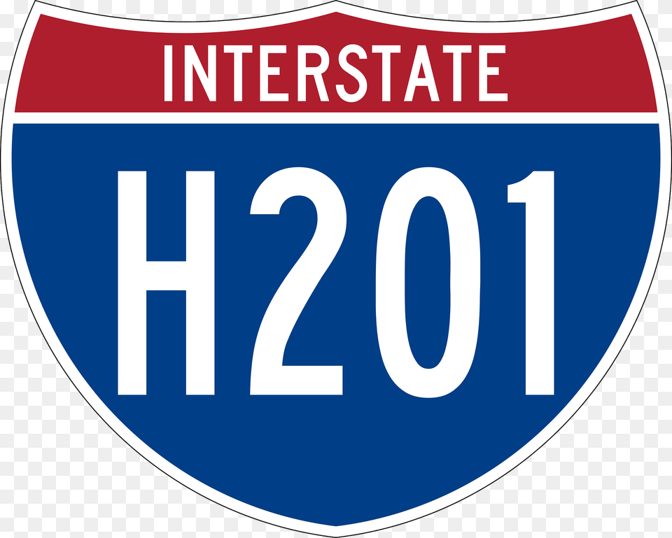 Interstate H201 Hawaii Sign Clipart, License Plate, Transportation, Vehicle, Symbol Free Png