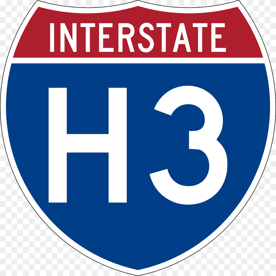 Interstate H3 Hawaii Sign Clipart, Symbol, Text Free Transparent Png