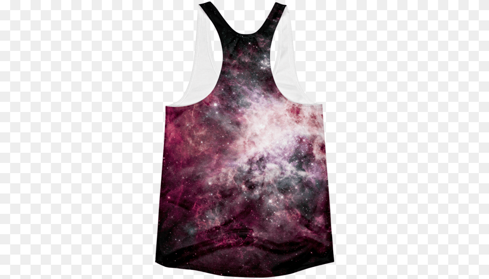Interstellar Women39s Racerback Tank Top Nebula, Clothing, Tank Top Free Transparent Png