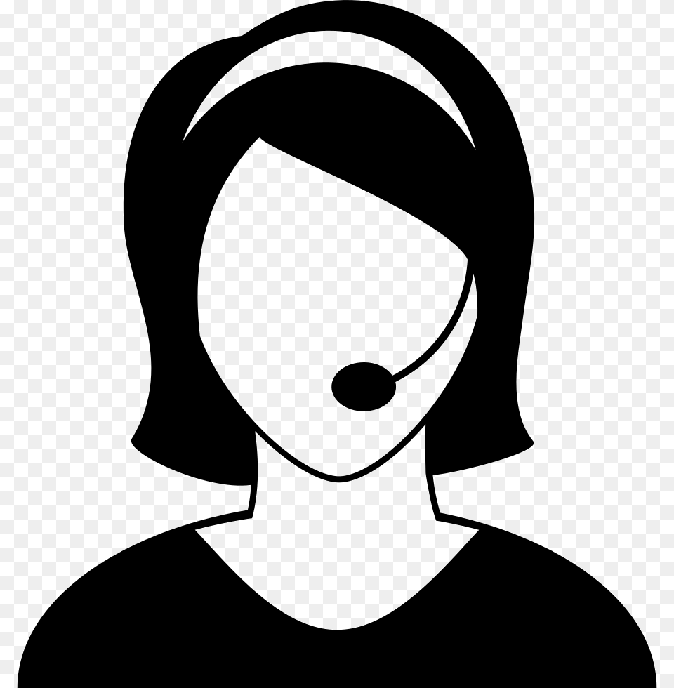 Intervention Icon Customer Support Icon, Stencil, Adult, Female, Person Png