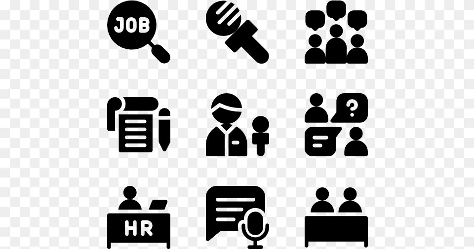 Interview Beehive Icon, Gray Free Png Download