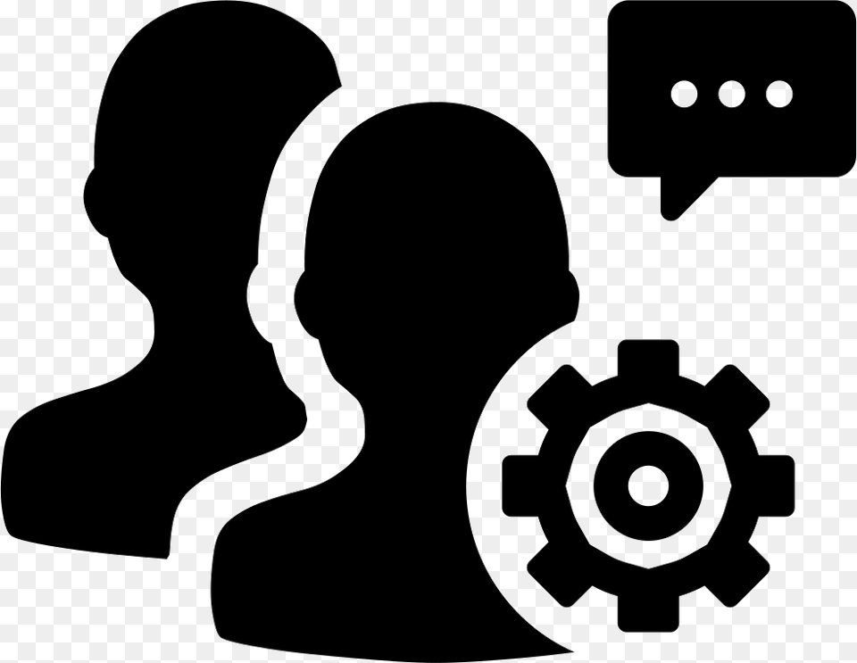 Interview Management Customer Icon, Silhouette, Machine, Stencil, Device Free Transparent Png