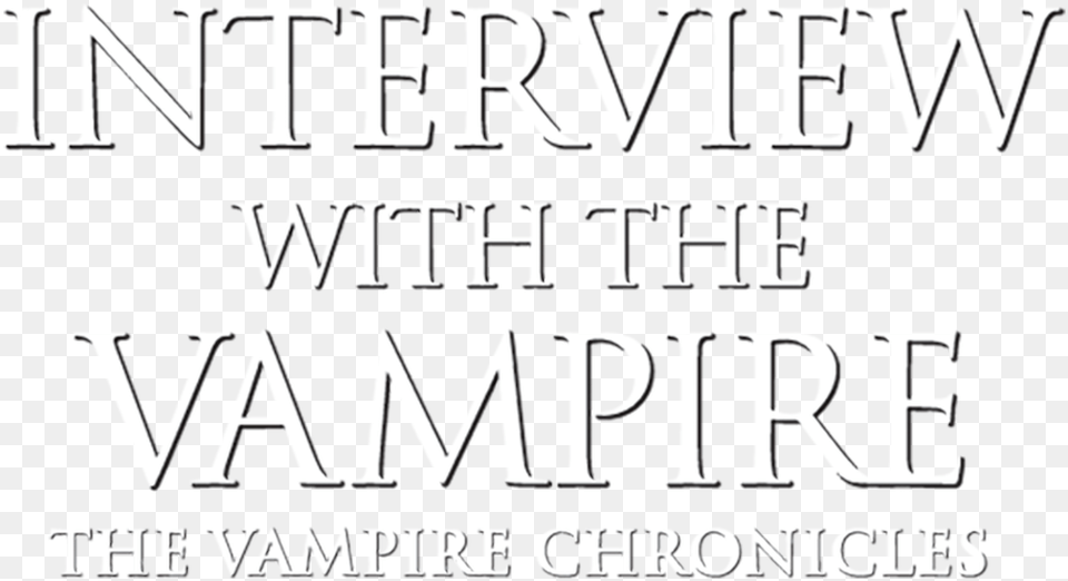 Interview With The Vampire Netflix Interview With The Vampire Logo, Text, Scoreboard, Book, Publication Png