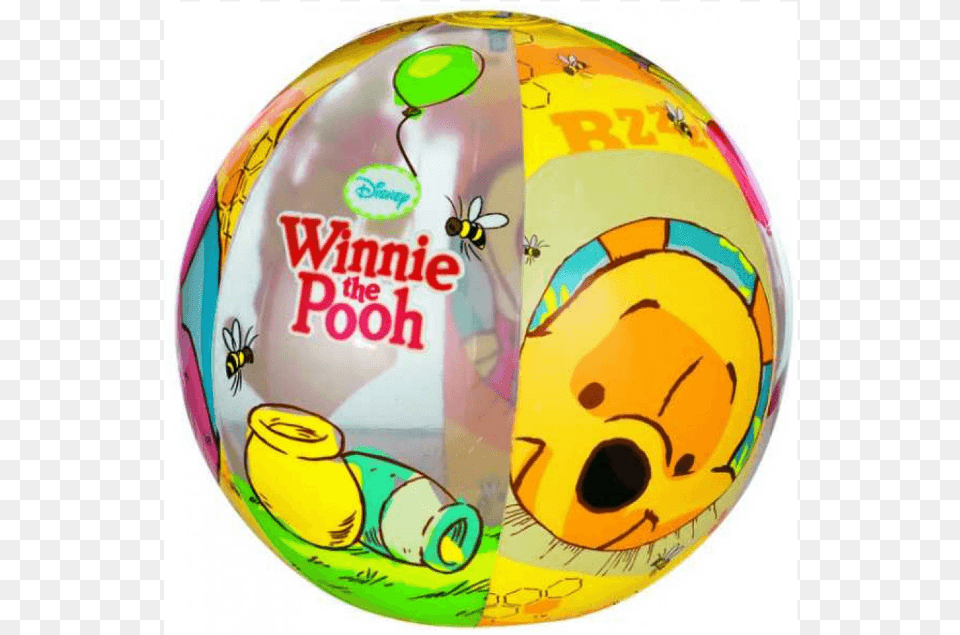 Intex Winnie The Pooh Beach Ball 24 Winnie The Pooh Beach Ball, Sphere, Animal, Insect, Invertebrate Free Png