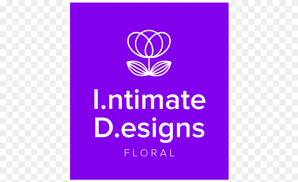 Intimate Designs Floral Llc Emblem, Purple, Logo Png
