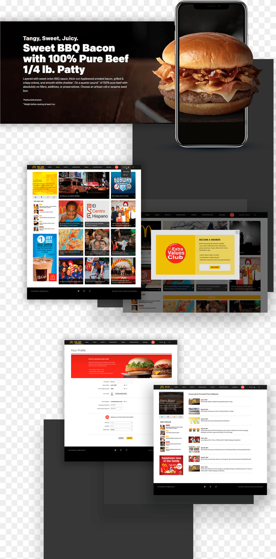 Into A Local Mcdonald Franchise And Worked As A Simple, Advertisement, Burger, Food, Poster Png