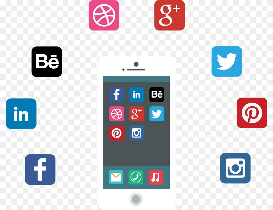 Into Mobile Apps Social Api Integration, Electronics, Mobile Phone, Phone Free Png Download