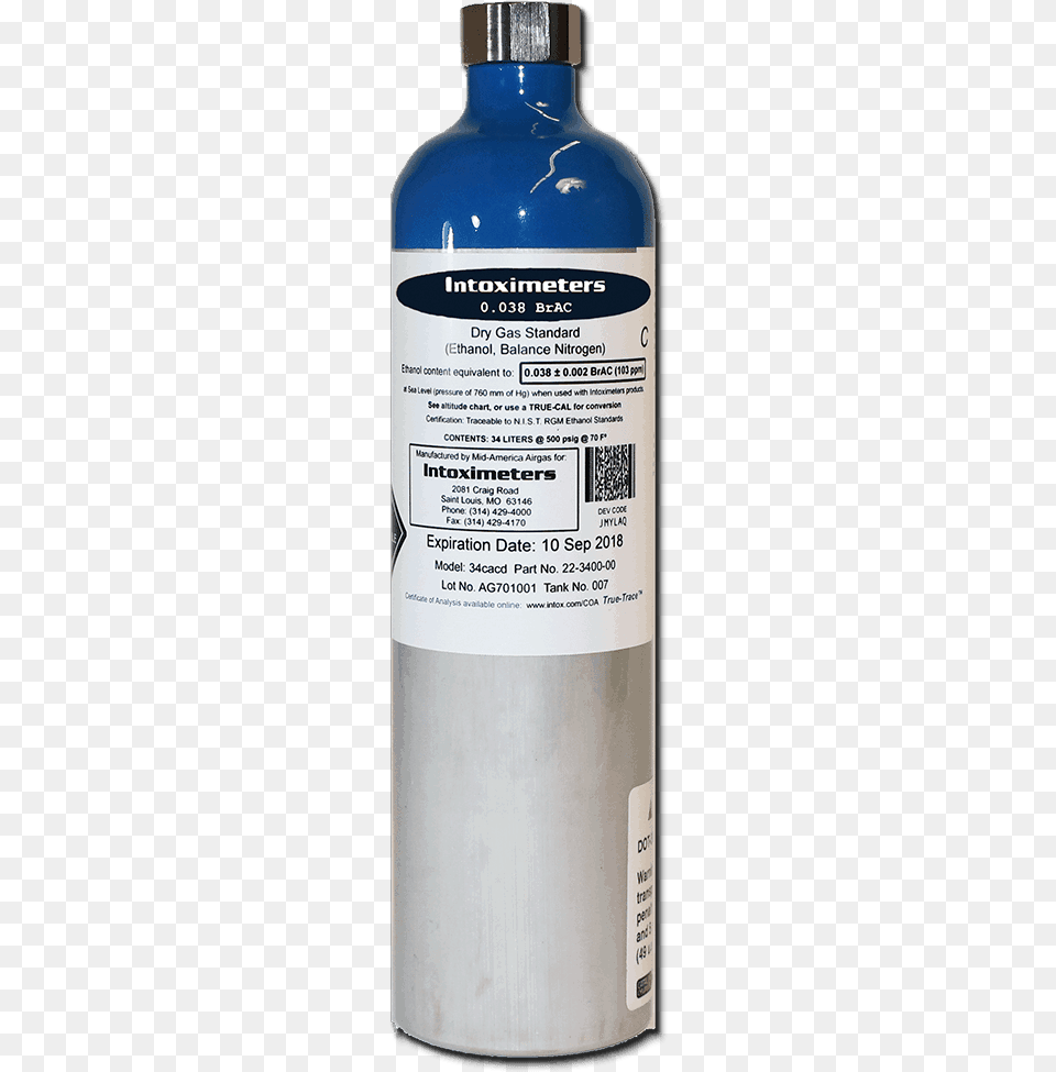 Intoximeters Dry Gas Tank, Cylinder, Bottle, Qr Code Free Png