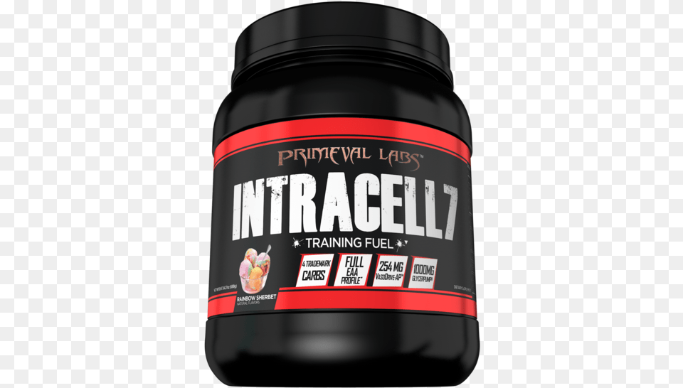 Intracell 7 Black Bodybuilding Supplement, Jar, Bottle, Shaker, Food Free Transparent Png