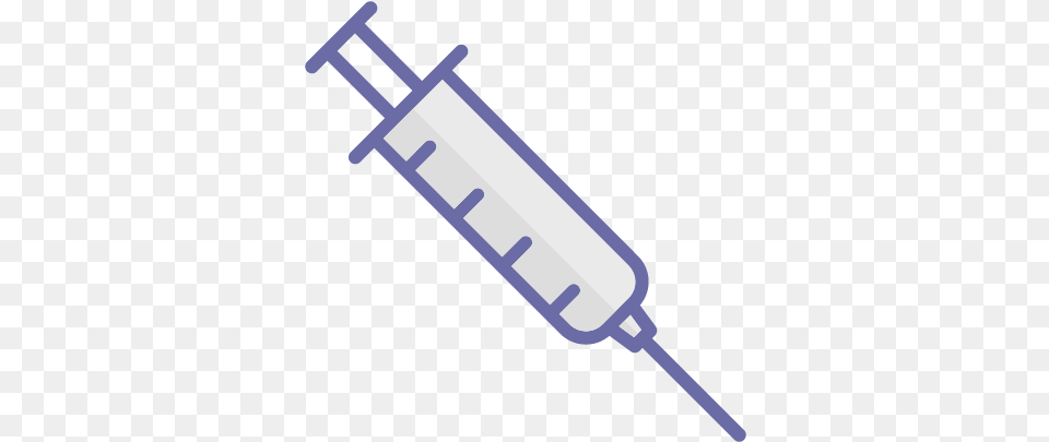 Intravenous Syringe Color Vector Icon Hypodermic Needle, Injection Free Png Download