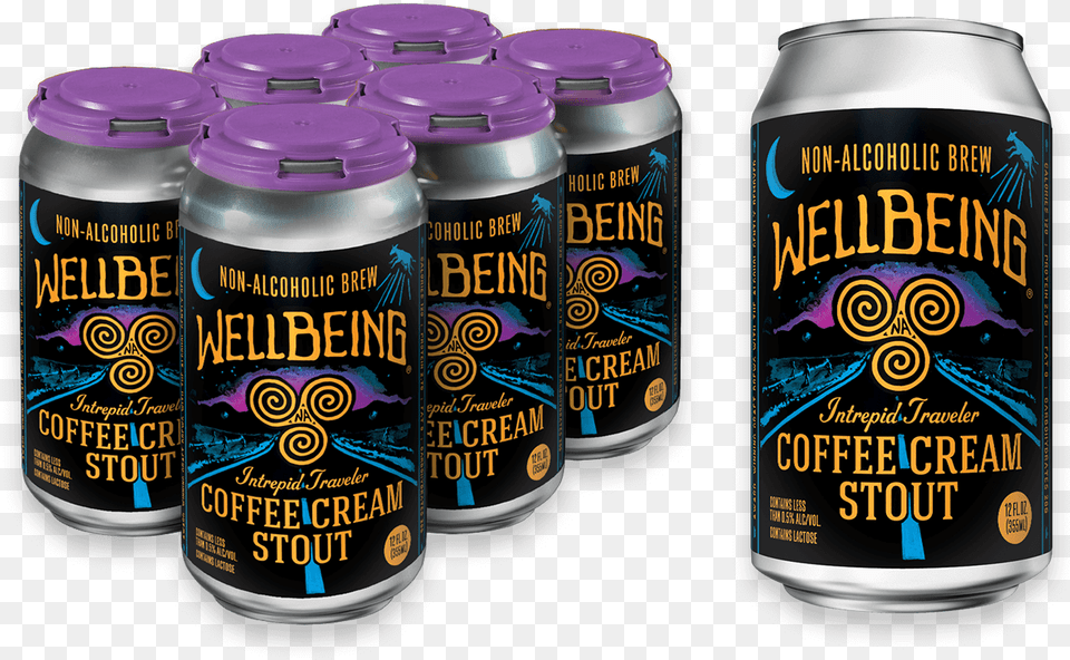 Intrepid Traveler Coffee Cream Stout Wellbeing Brewing Company Wellbeing Wellbeing Heavenly, Alcohol, Beer, Beverage, Lager Free Png