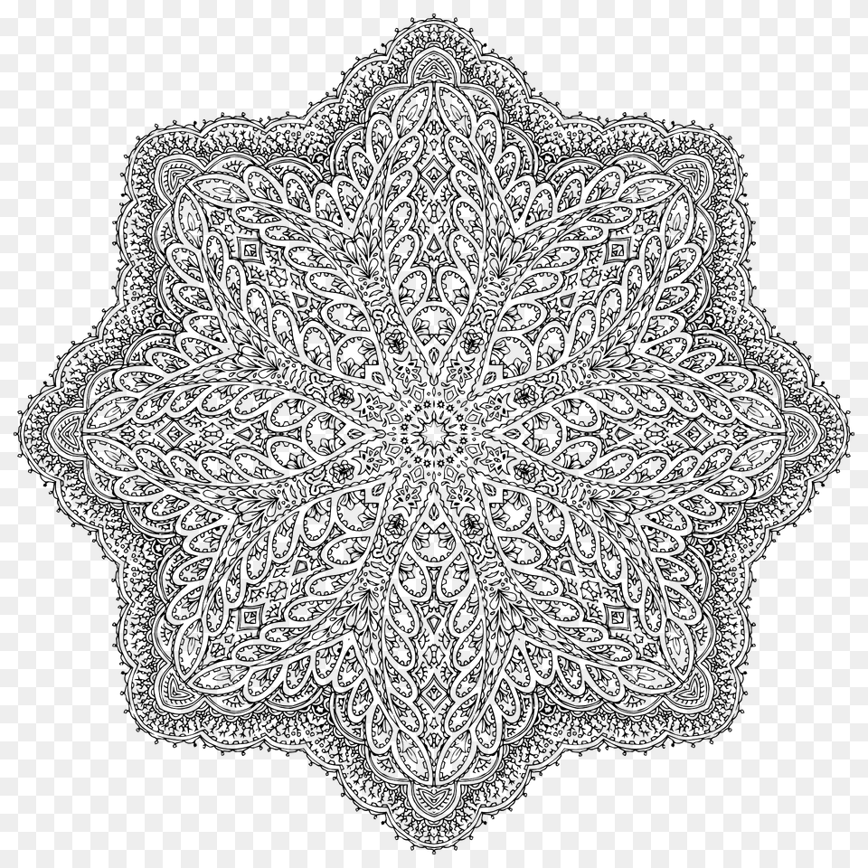 Intricate Mandala 2 Clipart, Pattern, Lace, Home Decor Png