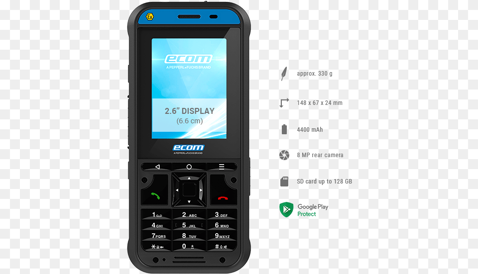 Intrinsically Safe Ex Handy 10, Electronics, Mobile Phone, Phone, Texting Free Png Download