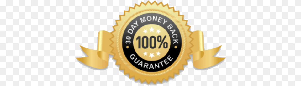 Intro Video Creator Make Videos U0026 Logo Stingers In 30 Day Money Back Guarantee, Badge, Symbol, Gold, Text Png