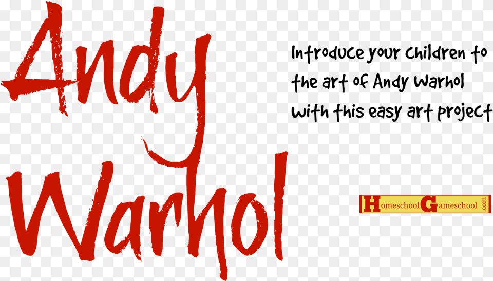 Introduce Your Children To The Art Of Andy Warhol With, Text Free Png