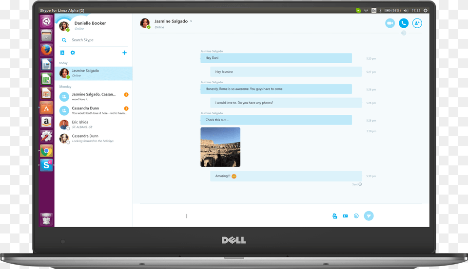 Introducing Skype For Linux Alpha Skype For Linux Beta, Computer, Electronics, Pc, Screen Free Png Download