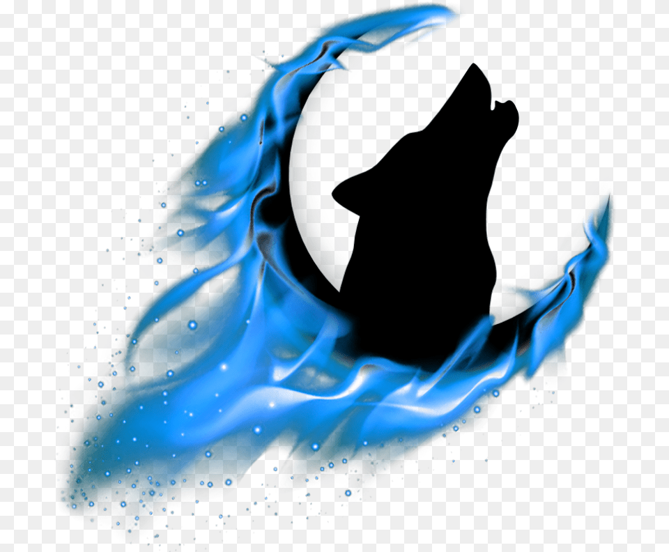 Introducing The White Wolf U2014 Spectrum Productions Moon Wolf Silhouette, Outdoors, Nature, Night, Electronics Png Image