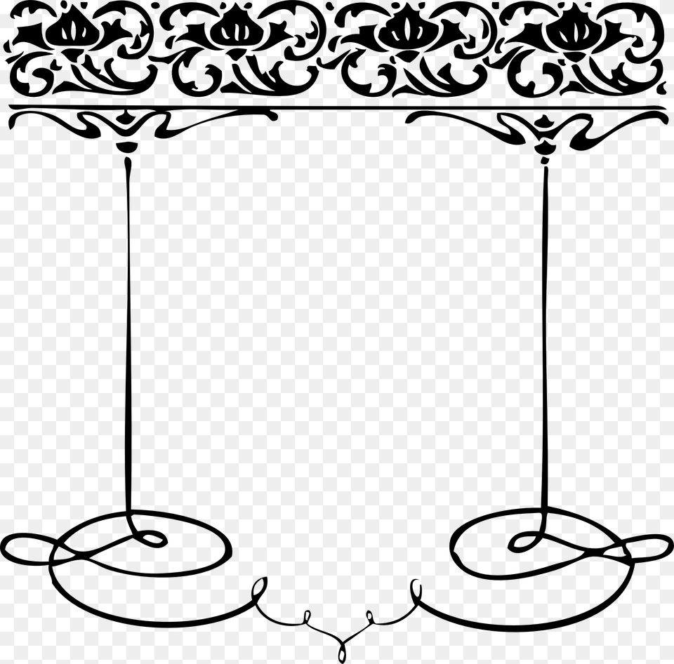 Introduction, Chandelier, Lamp, Stencil Free Png Download