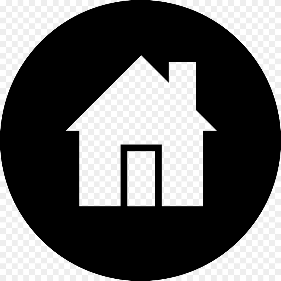 Introduction Of Real Estate Linkedin Icon Black, Disk, Symbol Free Png