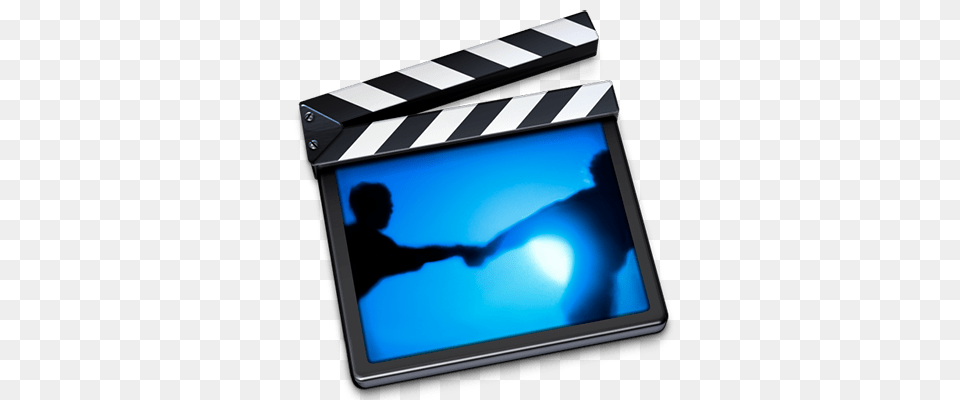 Introduction To Imovie First Grade The Parkside School, Screen, Electronics, Clapperboard, Computer Hardware Png Image
